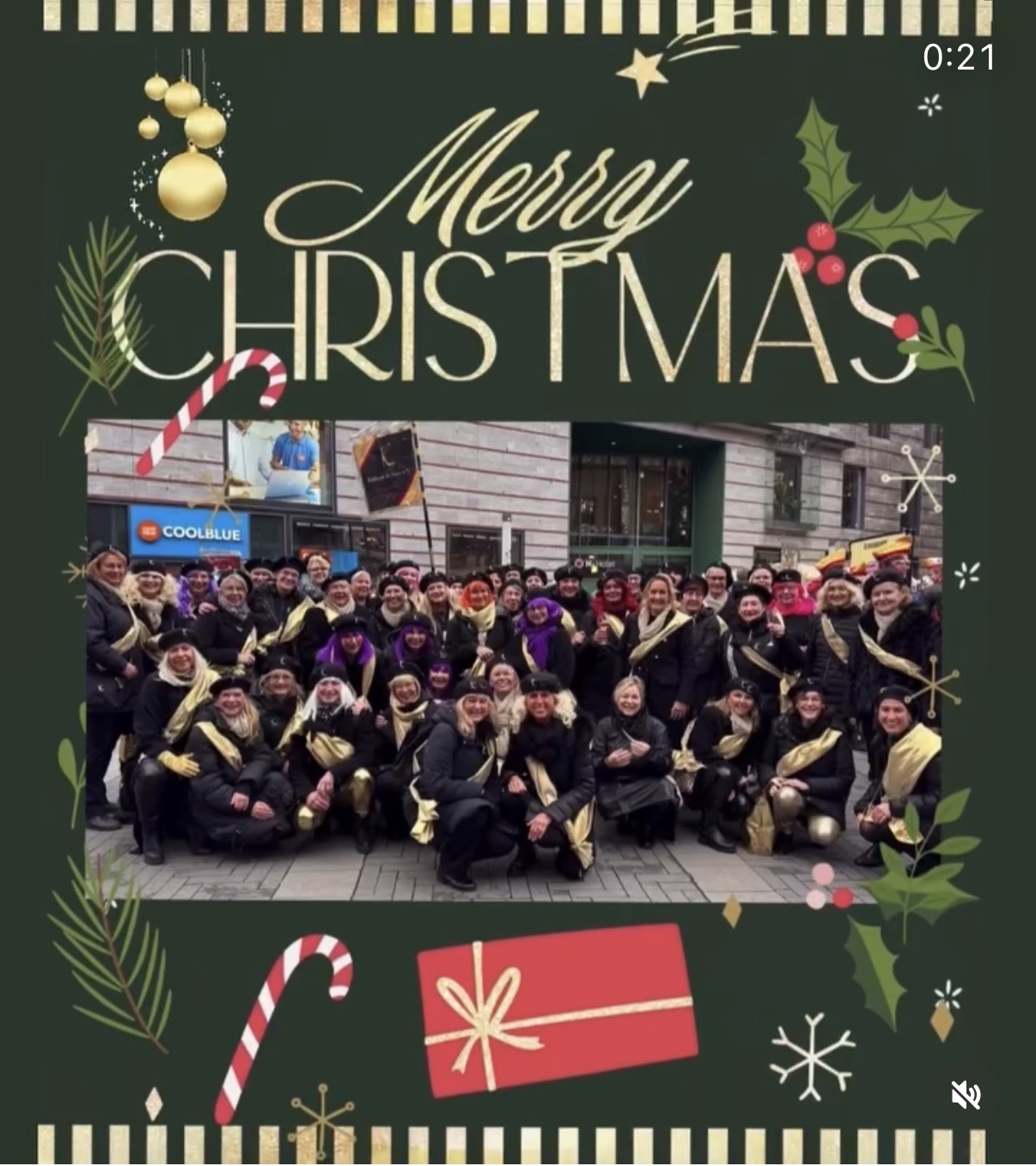 Weihnachtswunsch Kalinen de Luxe 2025